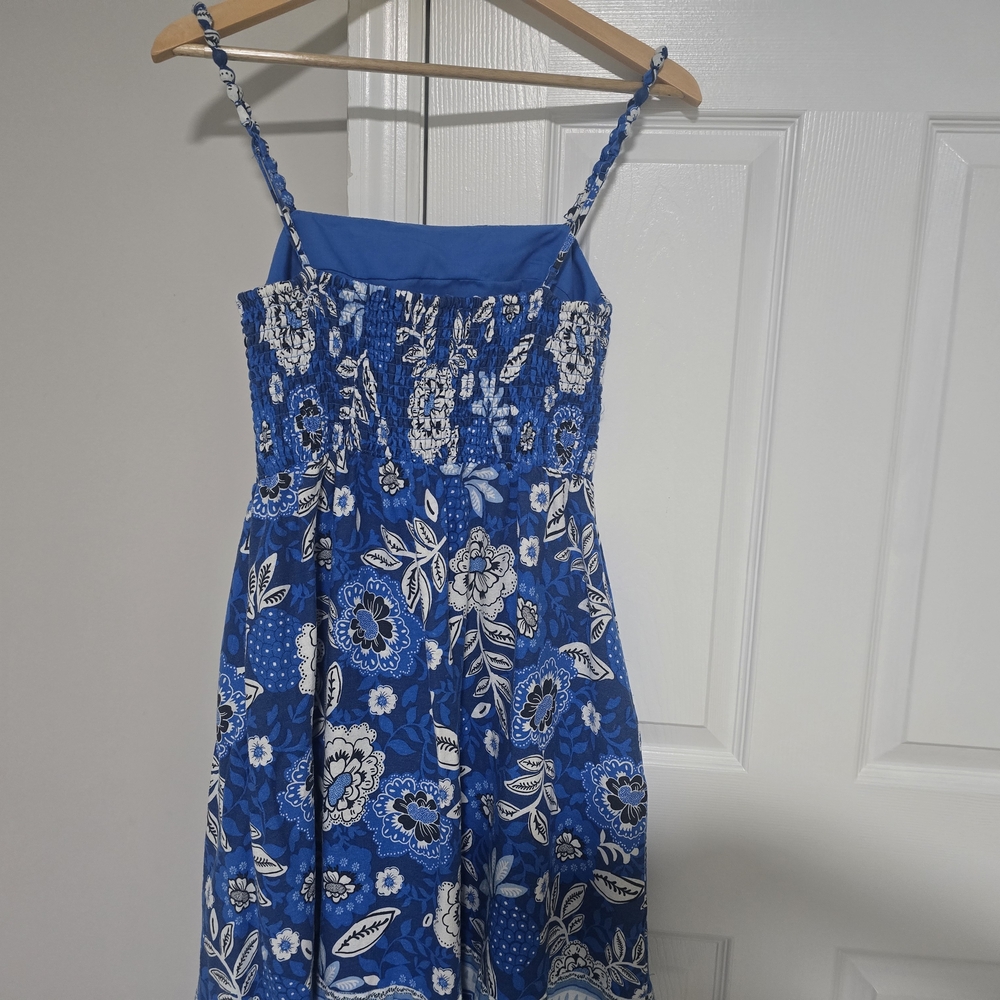 Rachel Zoe Floral Maxi Dress in Blue and White - Picture 6 of 12